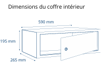 Armoire à fusils - WT 5010 – Certifié EN 14450 Classe S1 - serrure A2P