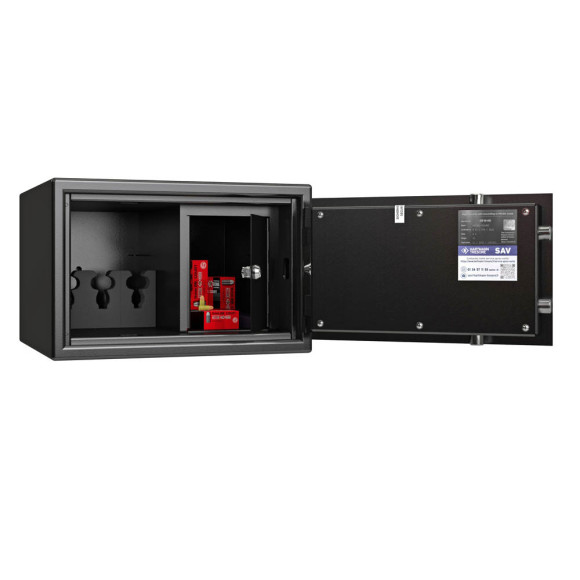 Coffre pour 3 Armes de Poing WT20 Noir - Certifié EN 14450 Classe S2