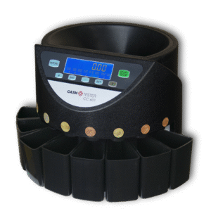 Cash Tester CC 601 : Compteuse Trieuse de Pièces Professionnelle Euro - Rapide & Programmable