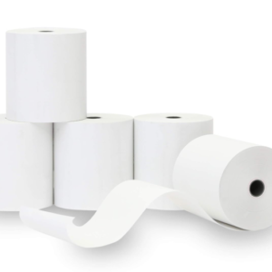 Bobines thermiques pour caisse et TPE, carton de 50