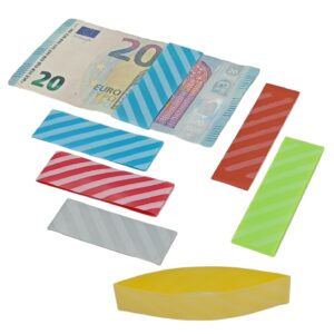 Bracelets plastique pour paquets de 20 billets, carton de 1 000