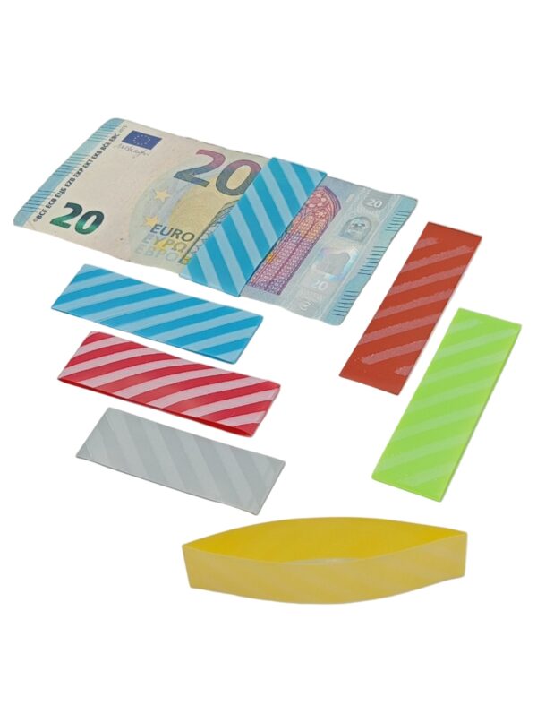 Bracelets plastique pour paquets de 20 billets, carton de 1 000