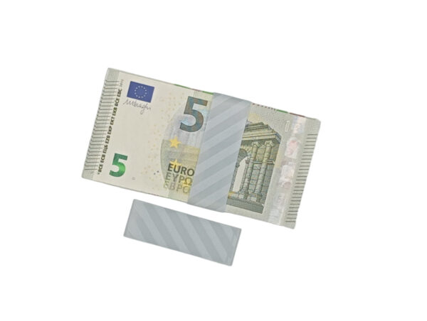 Bracelets plastique pour paquets de 20 billets, carton de 1 000