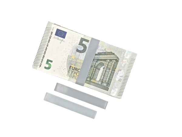 Ganses plastique pour liasses de 100 billets, carton de 1 000