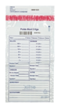 Sacs plastique multi-usage à talon détachable, 180 × 300 mm, lot de 1 000